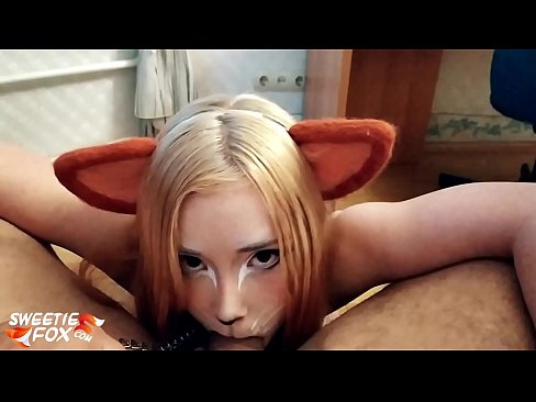 ❤️ Kitsune svelge pikk og cum i munnen ❤ Analvideo hos oss ️❤
